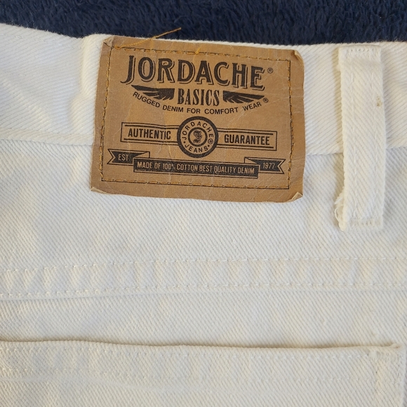 NWT Vintage 90's Jordache Original 5 Pocket Classic Fit White Mom Jeans Size 14 - Picture 6 of 12
